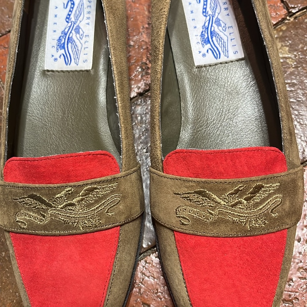 Vintage Perry Ellis flats size 8B - Picture 3 of 8